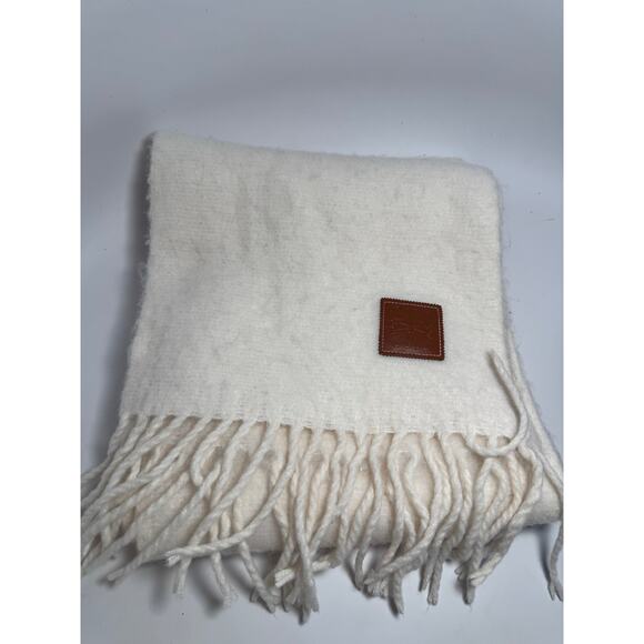 Loewe White Wool Scarf - Picture 1 of 4